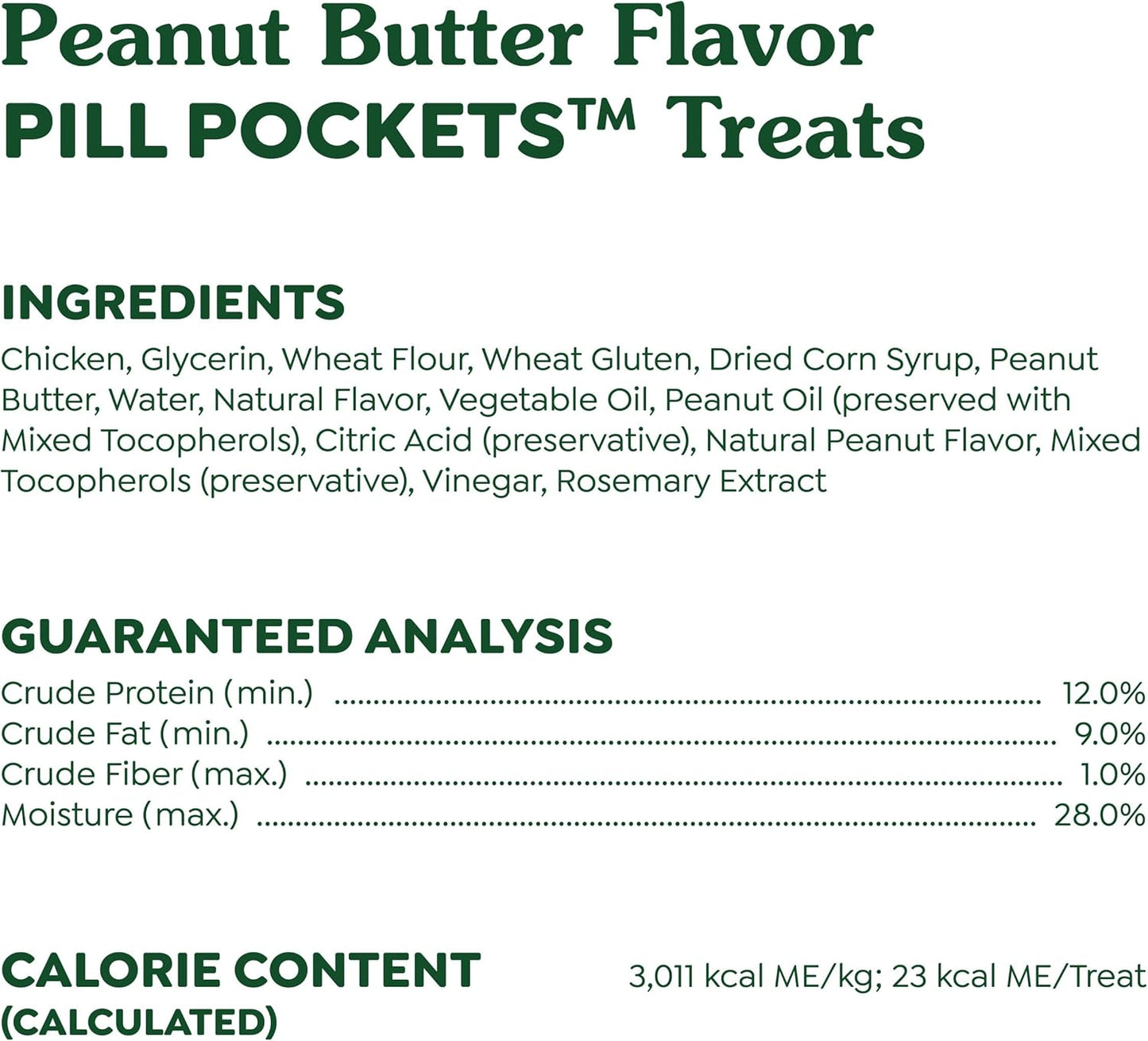 Greenies Pill Pockets for Dogs Large Size, Dog Treat Pouch for Capsule Medication, Peanut Butter Flavor, 15.8 oz. Pouch
