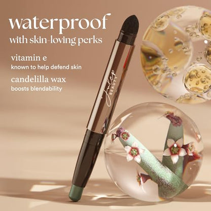 Julep Eyeshadow 101 Cream-to-Powder Waterproof Shadow Stick – Champagne Shimmer – Long-Lasting, Crease-Proof, Medium Golden-Beige Shimmer Cream Eyeshadow with Built-in Smudger