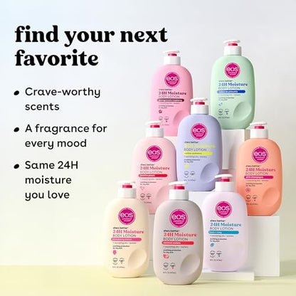 eos Shea Better Body Lotion Vanilla Cashmere, 24-Hour Moisture Skin Care, Lightweight & Non-Greasy, Natural Shea, Vegan, Vanilla Body Lotion, 16 fl oz