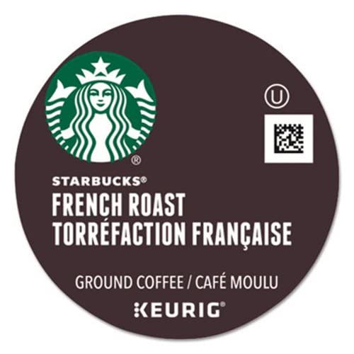 Starbucks K-Cup Coffee Pods, Dark Roast Hot or Iced Coffee, French Roast, 96 Keurig Pods