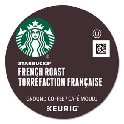 Starbucks K-Cup Coffee Pods, Dark Roast Hot or Iced Coffee, French Roast, 96 Keurig Pods