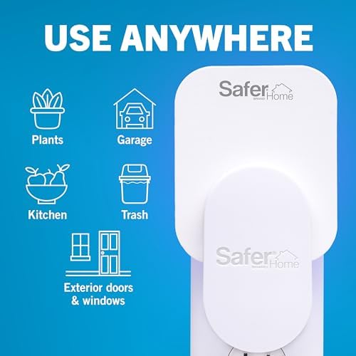 Safer Home Indoor Plug-In Fly Trap - SH502 - Effective Fruit Fly Traps for Indoors, Gnat Traps for House Indoor, 400 Sq Ft Protection - Style: 1 Device + 2 Glue Cards