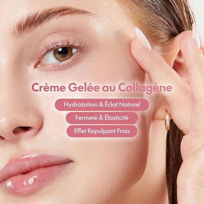 medicube Jelly Cream with Collagen, Niacinamide | Freeze-Dried Hydrolyzed Collagen for Skin Barrier Hydration & 24H Glow | Plumper, Firmer looking skin | 3.71 fl.oz