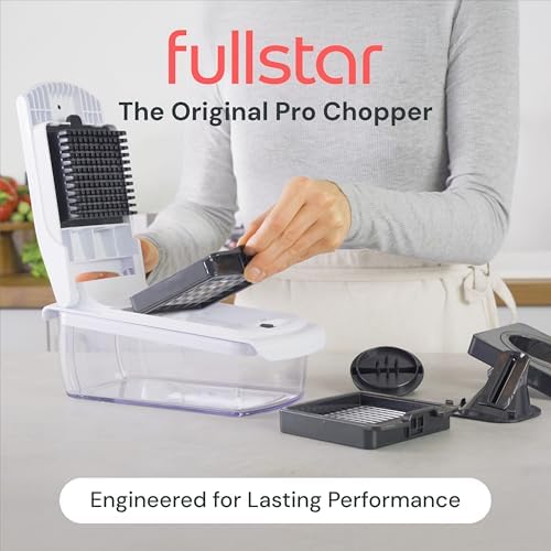 Mueller The Real Original Pro Chopper since 2013 Vegetable Chopper Mandoline Slicer, 8 Blade Food Veggie Chopper Onion Vegetable Cutter with Container, Kitchen Gadgets & Essentials, (10 in 1)