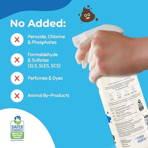 Miss Mouth's Messy Eater Stain Treater Spray – Travel Size Spot Cleaner for Baby Clothes, Backpacks & Fabric