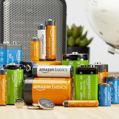 Amazon Basics AAA Alkaline Batteries – 1.5V Long-Lasting Power for Household Devices