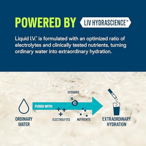 Liquid I.V. Hydration Multiplier Popsicle Firecracker Electrolyte Drink Mix – Fast Hydration Powder Sticks, Cherry Lemon Lime & Blue Raspberry Flavor
