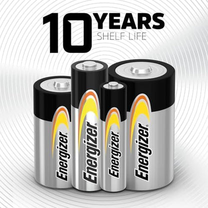Energizer AA Batteries Alkaline Power, 32 Count Alkaline Double A Battery Pack