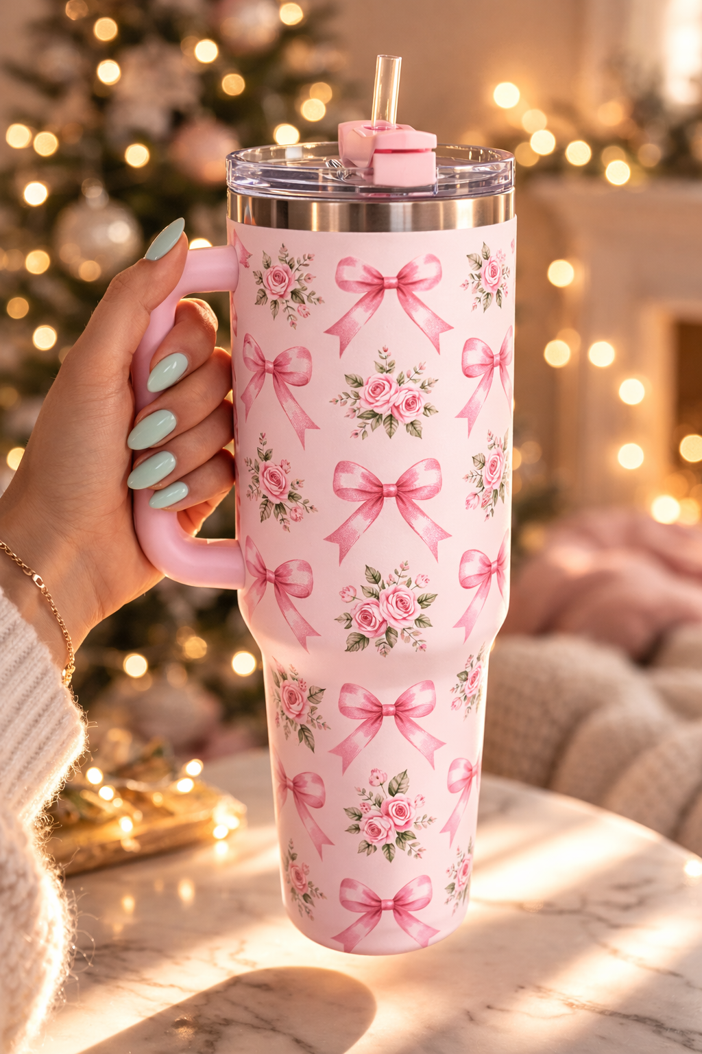 Personalized LoveShackFancy Stanley 40 oz, Custom Name Tumbler