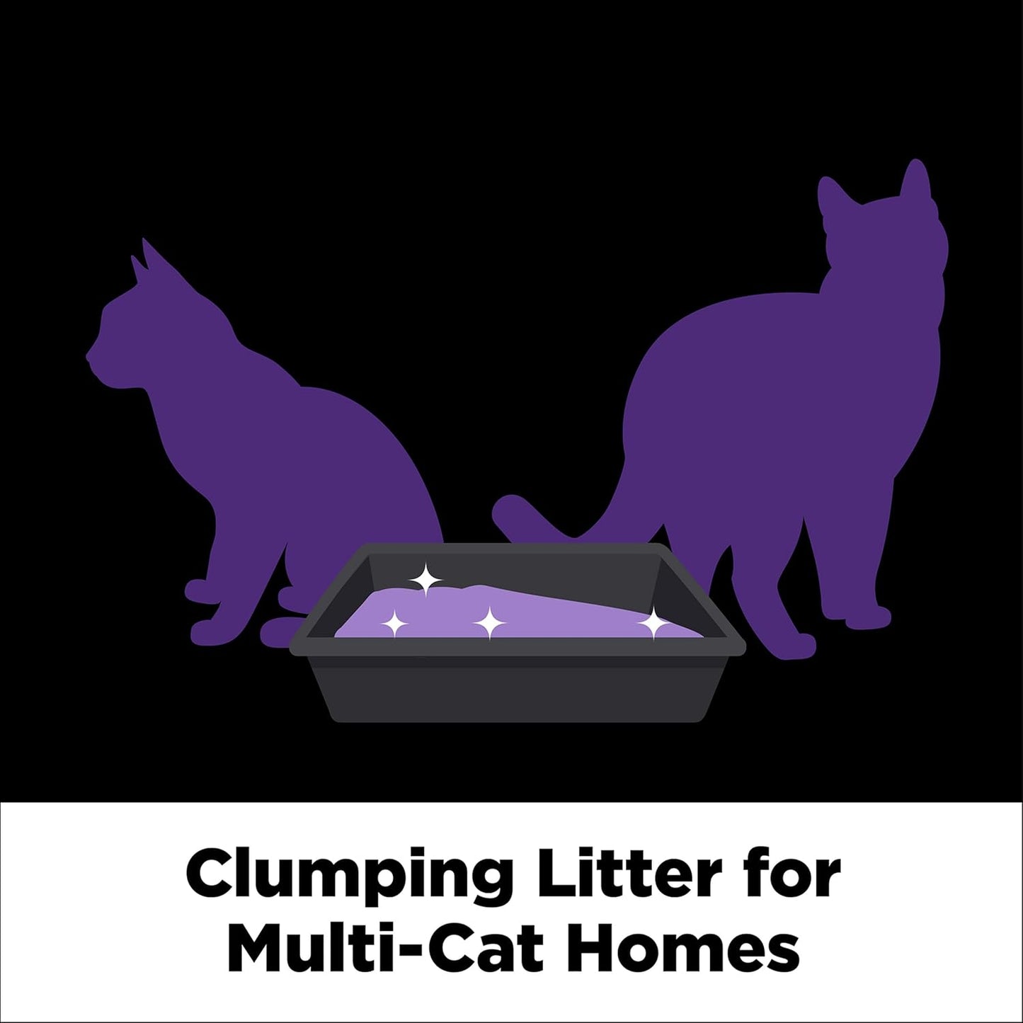 ARM & HAMMER Clump & Seal SLIDE Platinum Multi-Cat Clumping Cat Litter, 14-Day Odor Control, EZ Clean Technology, 18 lbs – No Scrubbing, Powerful Odor Eliminator