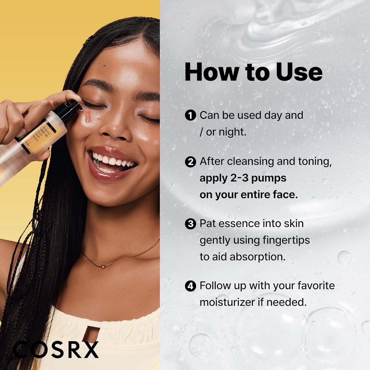 COSRX Snail Mucin Repairing Serum 100ml, Hydrating Serum for Face with Snail Secretion Filtrate for Dull Skin & Fine Lines, Korean Skin Care