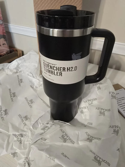 Stanley Tumbler 40oz Quencher H2.0 Flowstate Black Stanley Cup