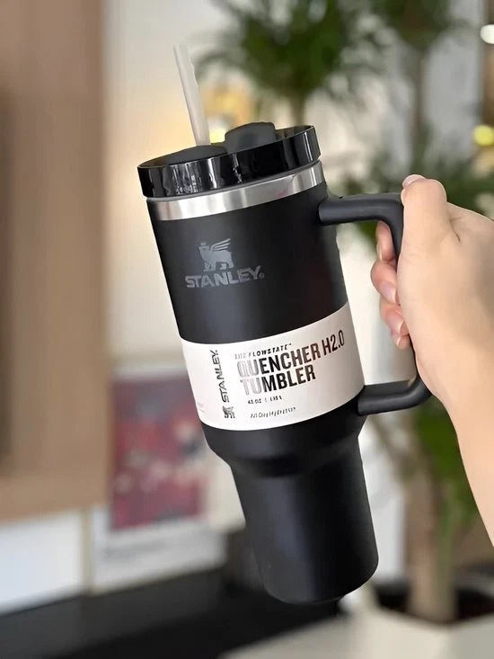 Stanley Tumbler 40oz Quencher H2.0 Flowstate Black Stanley Cup