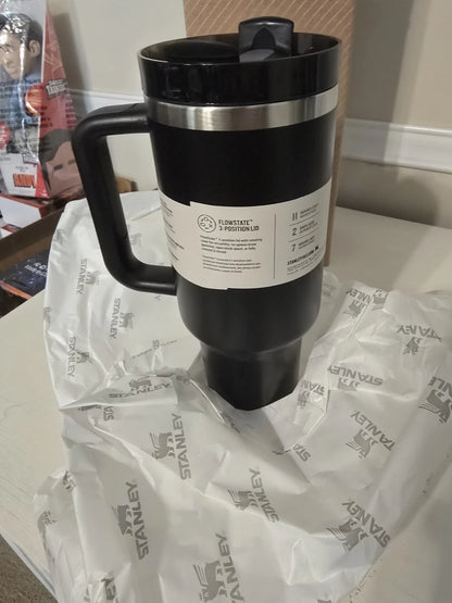 Stanley Tumbler 40oz Quencher H2.0 Flowstate Black Stanley Cup