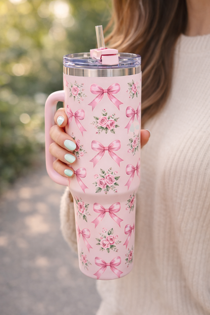 Personalized LoveShackFancy Stanley 40 oz, Custom Name Tumbler