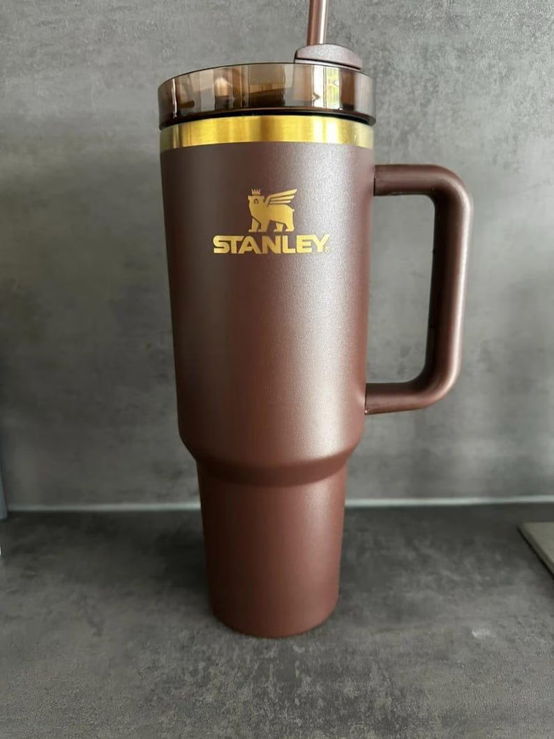 Stanley CHOCOLATE GOLD 40oz FACTORY Sealed Limited Quencher Tumbler New