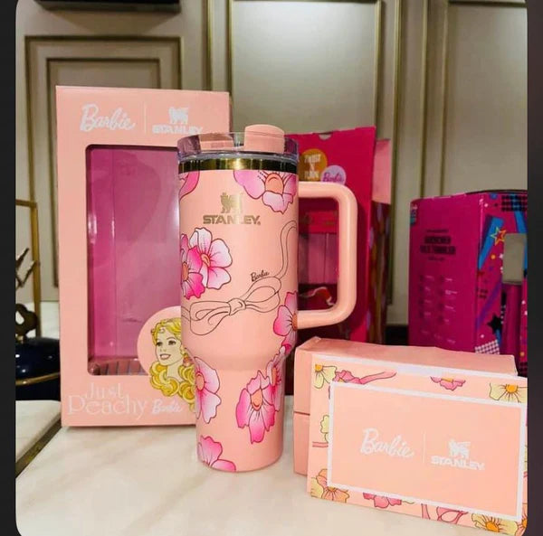 Barbie x Stanley Just Peachy 40oz Peaches 'N Cream Tumbler