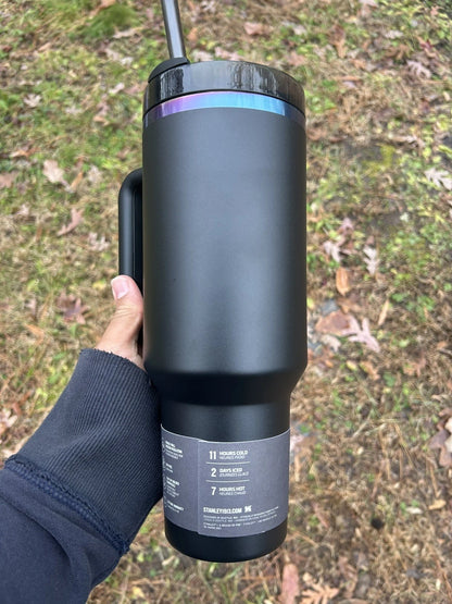 Stanley The Black Chroma Collection Flowstate Quencher 40oz Tumbler
