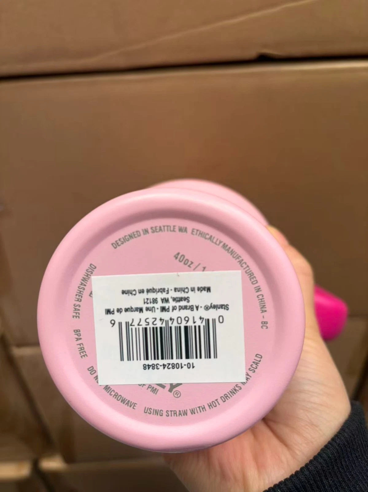 RARE Pink Stanley Stainless Steel H2.0 FlowState Quencher Tumbler 40oz OPEN BOX