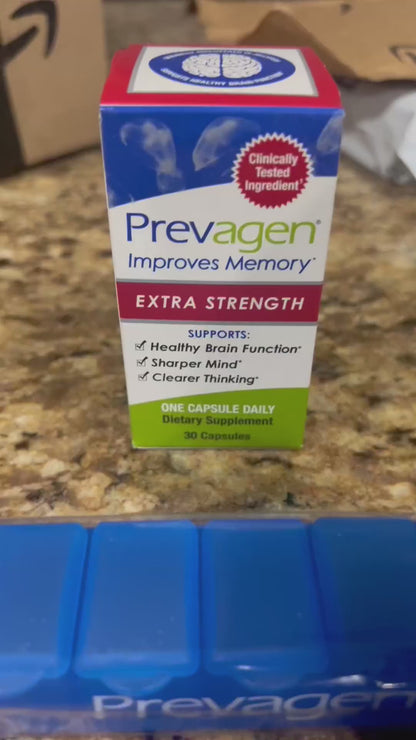 Prevagen Extra Strength - 60 Capsules (2 Month Supply) | Formulated for Your Brain | 20mg of Apoaequorin Plus Vitamin D3 with 7-Day Pill Minder