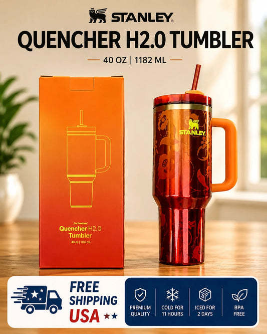Stanley x KAROL G Quencher H2.0 FlowState Tumbler 40 oz – Limited Edition