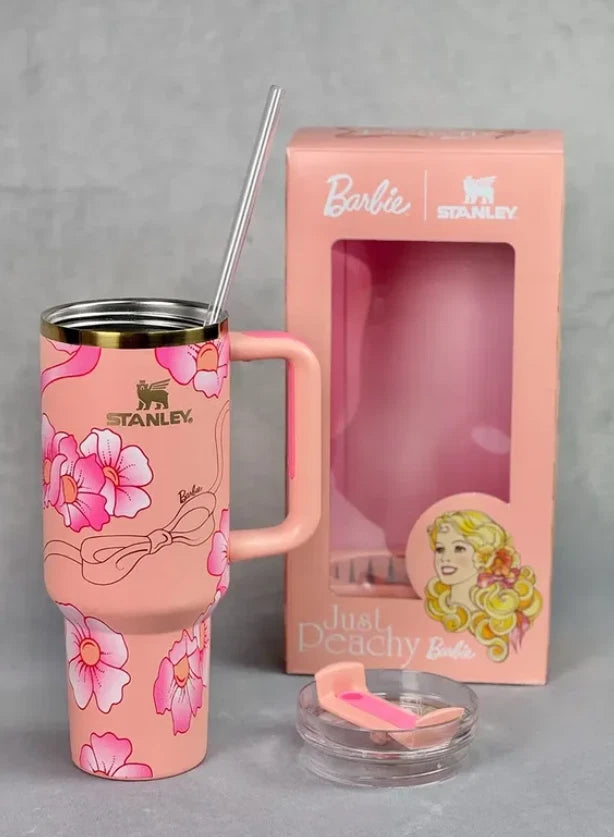 Barbie x Stanley Just Peachy 40oz Peaches 'N Cream Tumbler